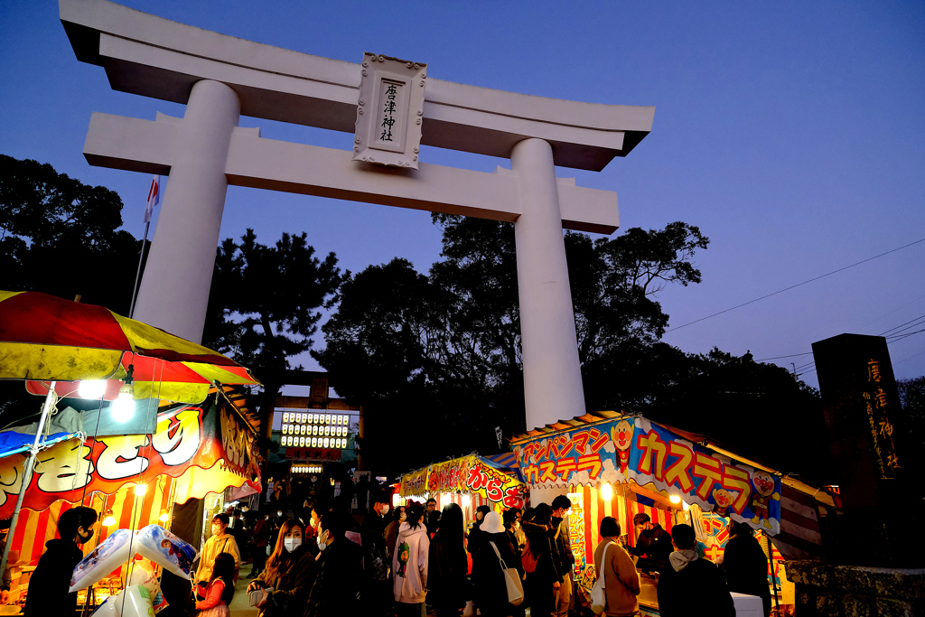 唐津神社に初詣