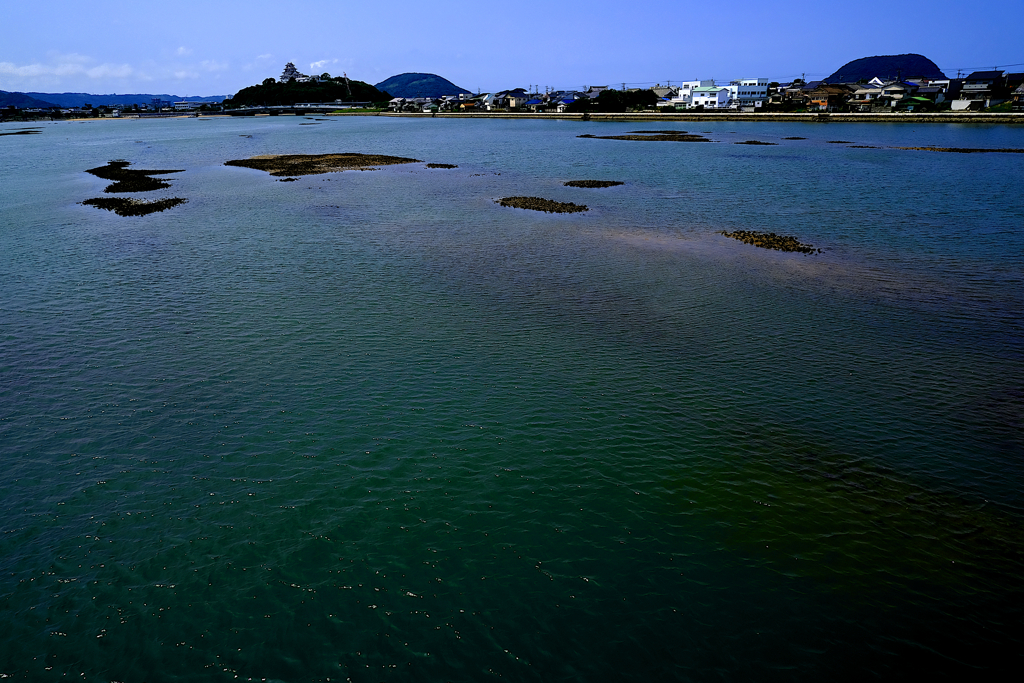 唐津城・松浦川