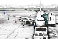 ある空港の一景