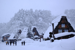 凍える白川郷