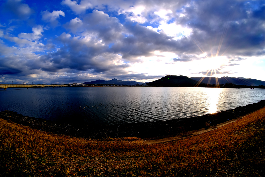 松浦川は今日もいい天気