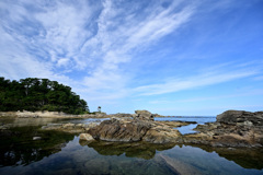 快晴の海岸