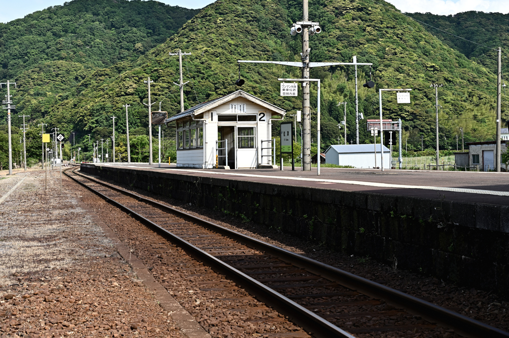 ＪＲ佐津駅ホーム