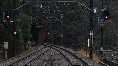 分岐からトンネルへ