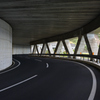 丹後半島一周道路③　落石防止ロックシェッド