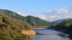 日吉ダムの紅葉⑤　天若湖