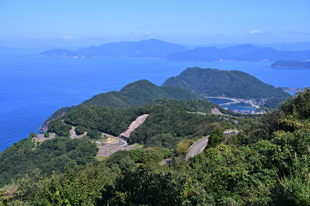 三方五湖山頂公園より日本海側を望む②