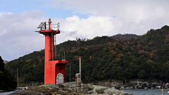 伊根の赤灯台