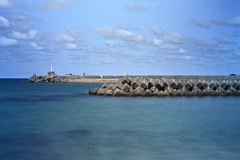 中浜漁港　防波堤