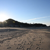 竹野海水浴場　足跡
