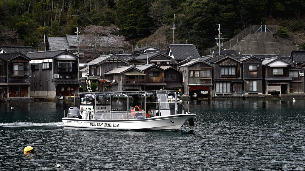 伊根湾の海上タクシー