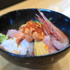 今日の昼ごはん　特上海鮮丼