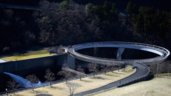 日吉ダム　ふれあい橋