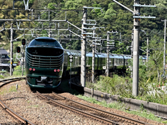 トワイライトエクスプレス瑞風通過