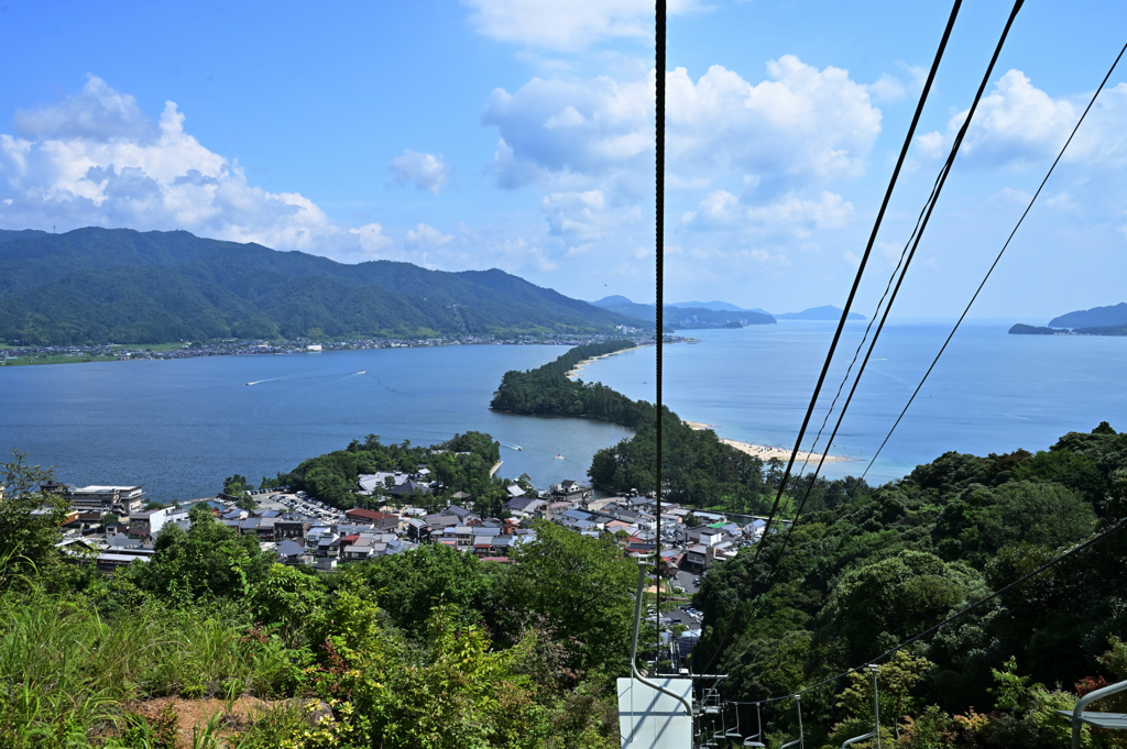 天橋立散歩　リフトから