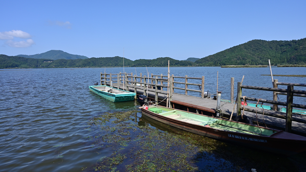 三方五湖の桟橋