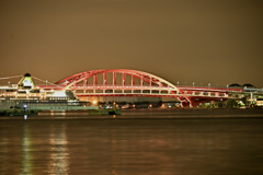 ベイエリア夜景　神戸大橋