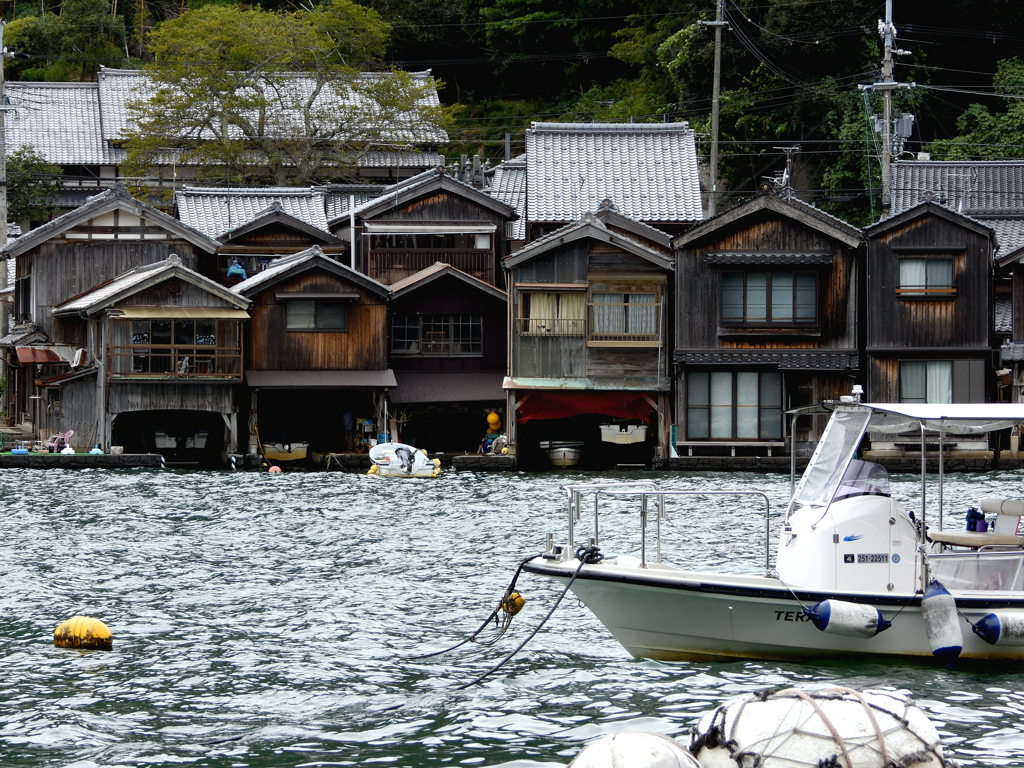 舟屋の景観