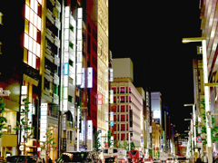 夜の銀座