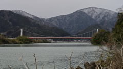 赤い吊り橋①
