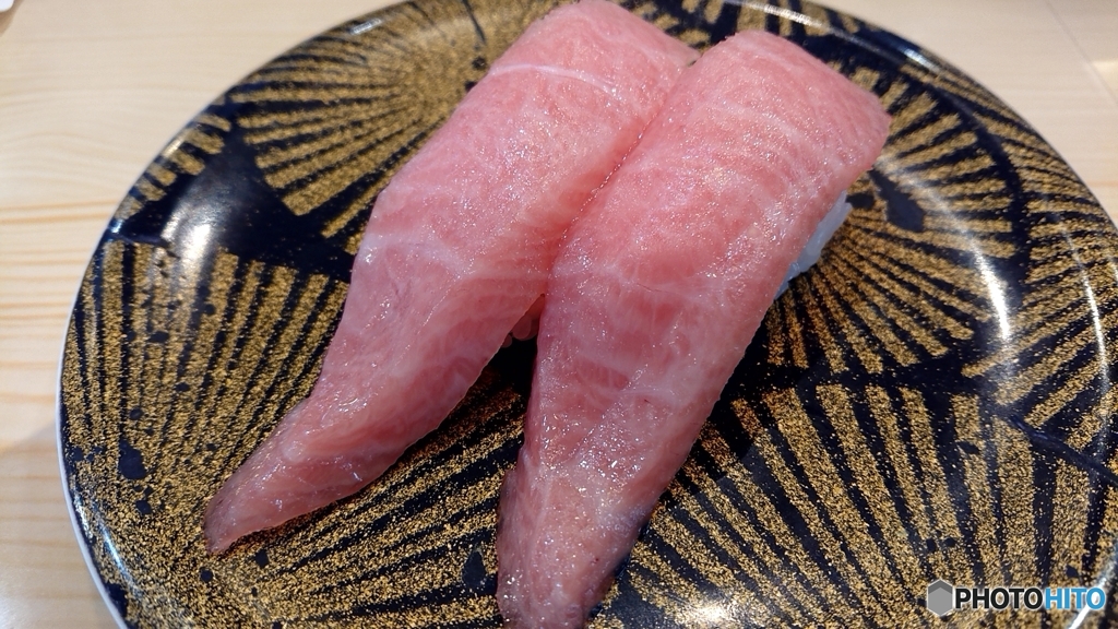 今日の晩御飯　弁慶寿司　中トロ