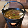 今日の昼御飯　出石蕎麦「輝山」鴨鍋