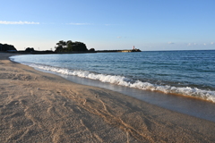 竹野海水浴場　波打ち際