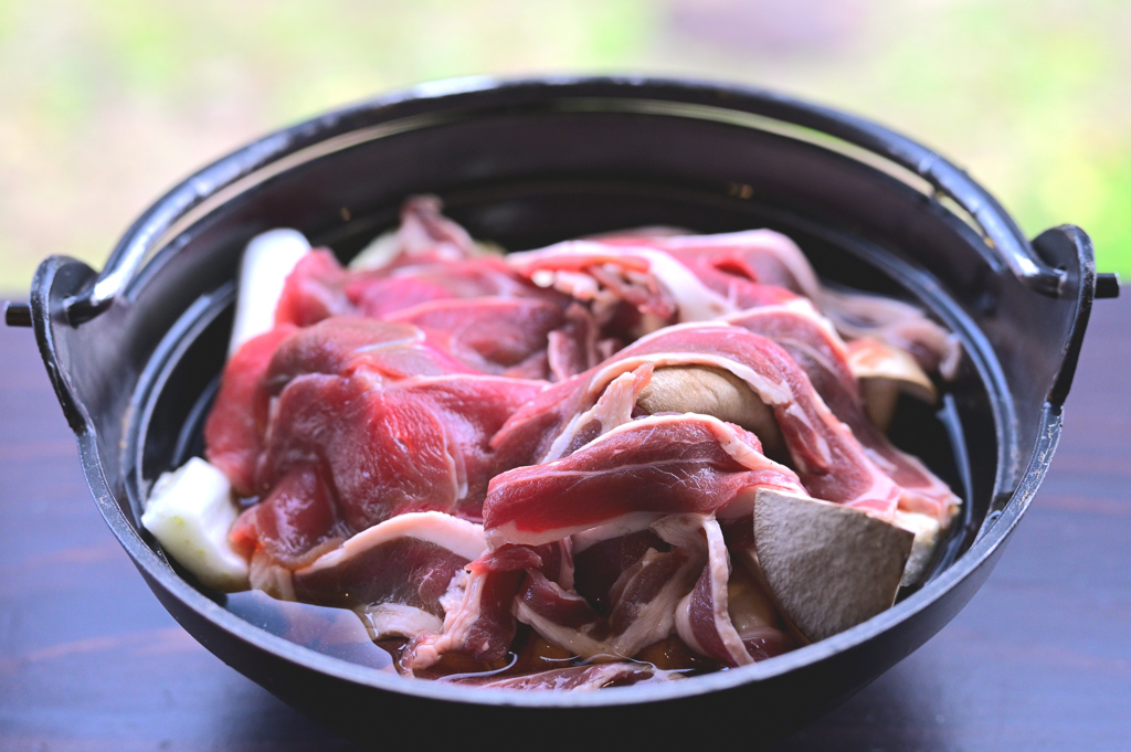 人生初「熊鍋」