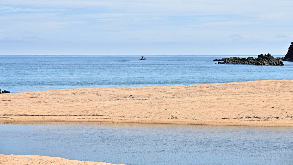 定点撮影　立岩海水浴場