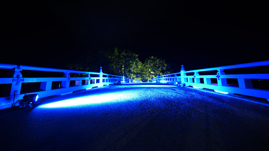 天橋立ライトアップ　大天橋