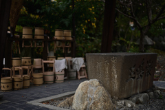 寺院の手洗い場