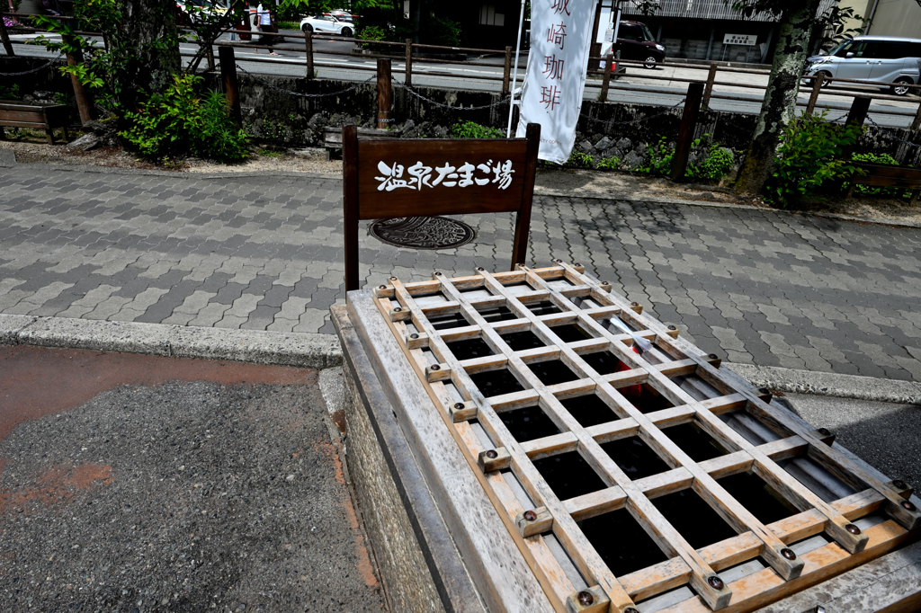 城崎温泉　温泉たまご場