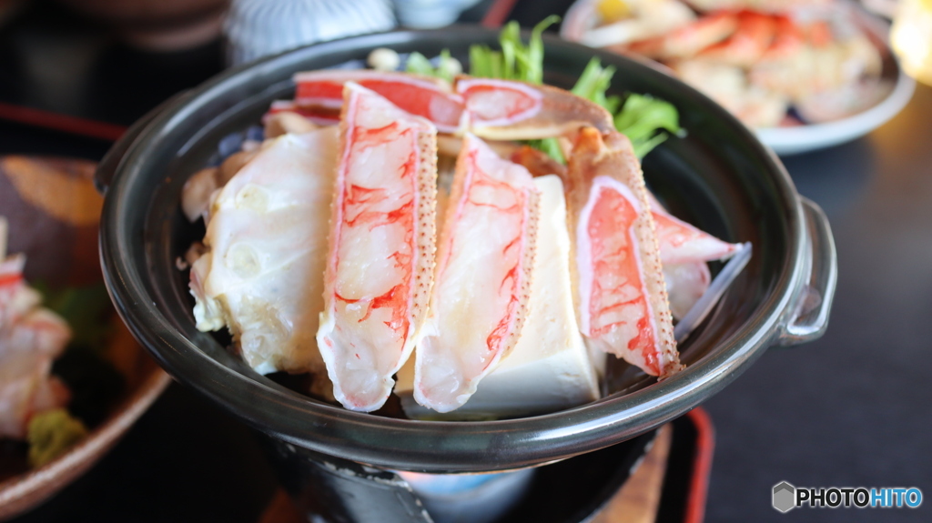 カニ定食　カニ鍋