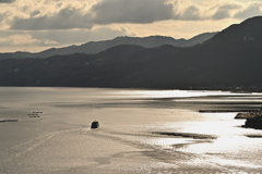 伊根湾の夕景