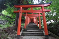 出石を散歩してきました。「稲荷神社の鳥居」