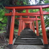 出石を散歩してきました。「稲荷神社の鳥居」