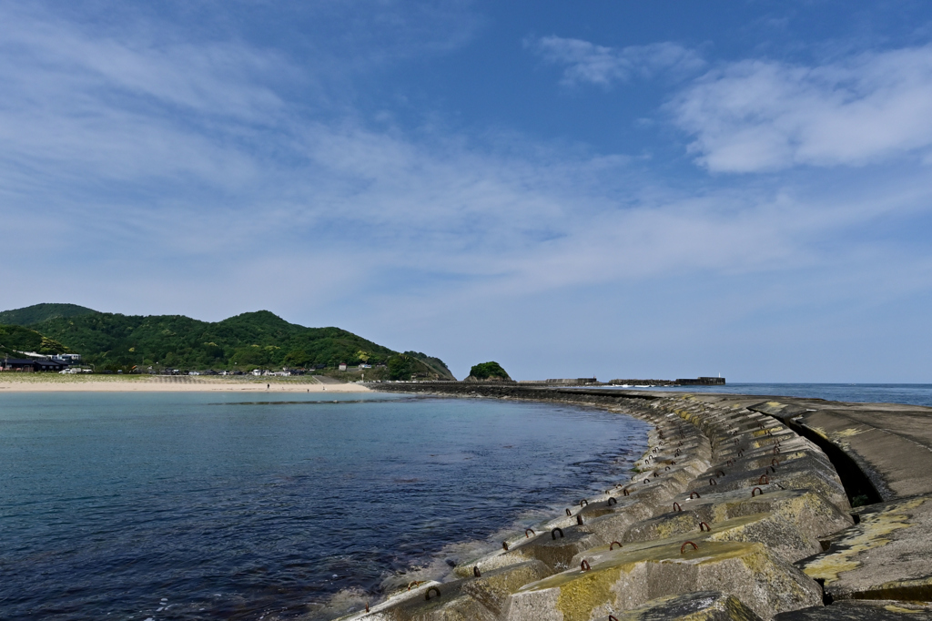 海岸散歩　中突堤
