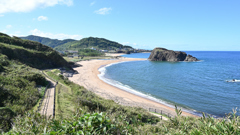 今日の海　立岩