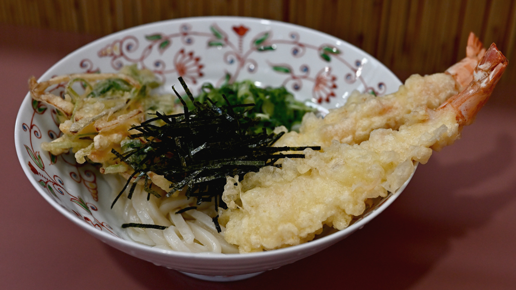 冷やし天ぷらうどん