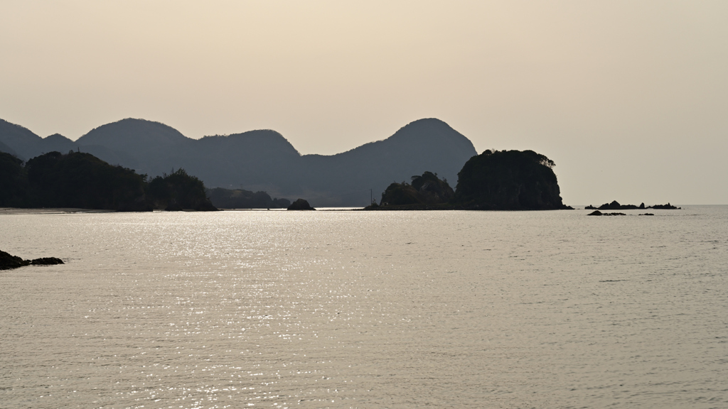 丹後の夕景　丹後松島