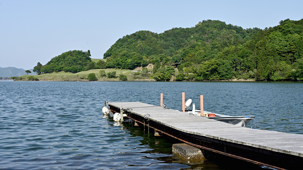 久美浜湾の桟橋