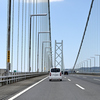 明石海峡大橋　橋上走行
