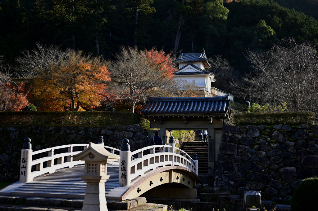 出石散策　登城橋から本丸跡