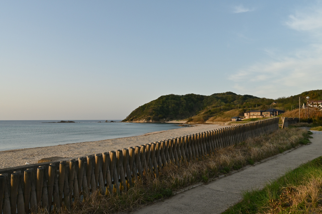 京丹後市「浅茂川海岸」の夕景③