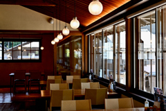 お客さんを待つテーブル