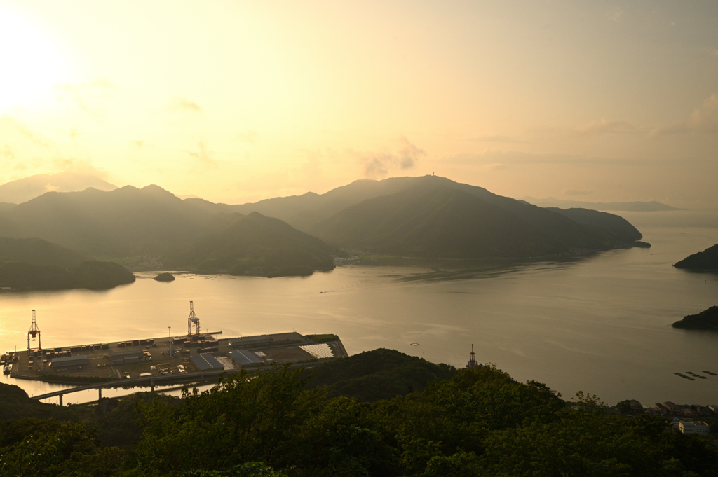 舞鶴湾夕景