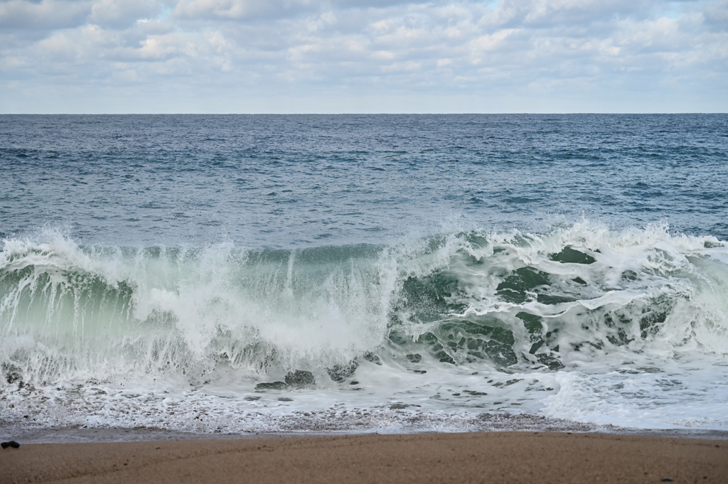 定点観測　後ケ浜海岸