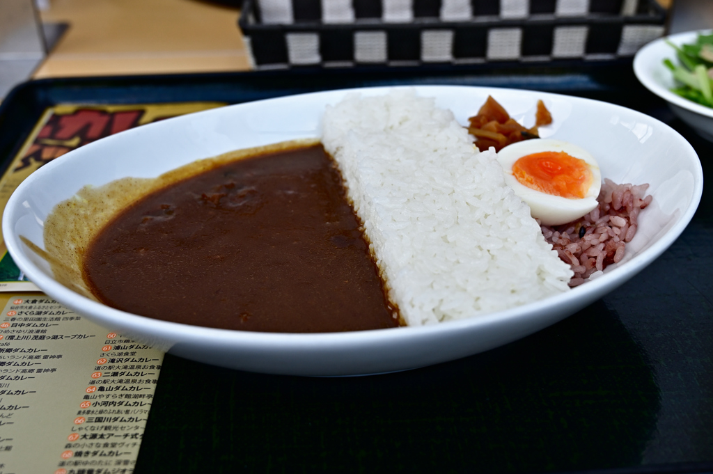 今日の昼御飯　日吉ダムカレー