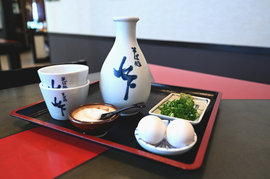 出石蕎麦の薬味