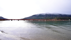 由良川橋りょうを広角で